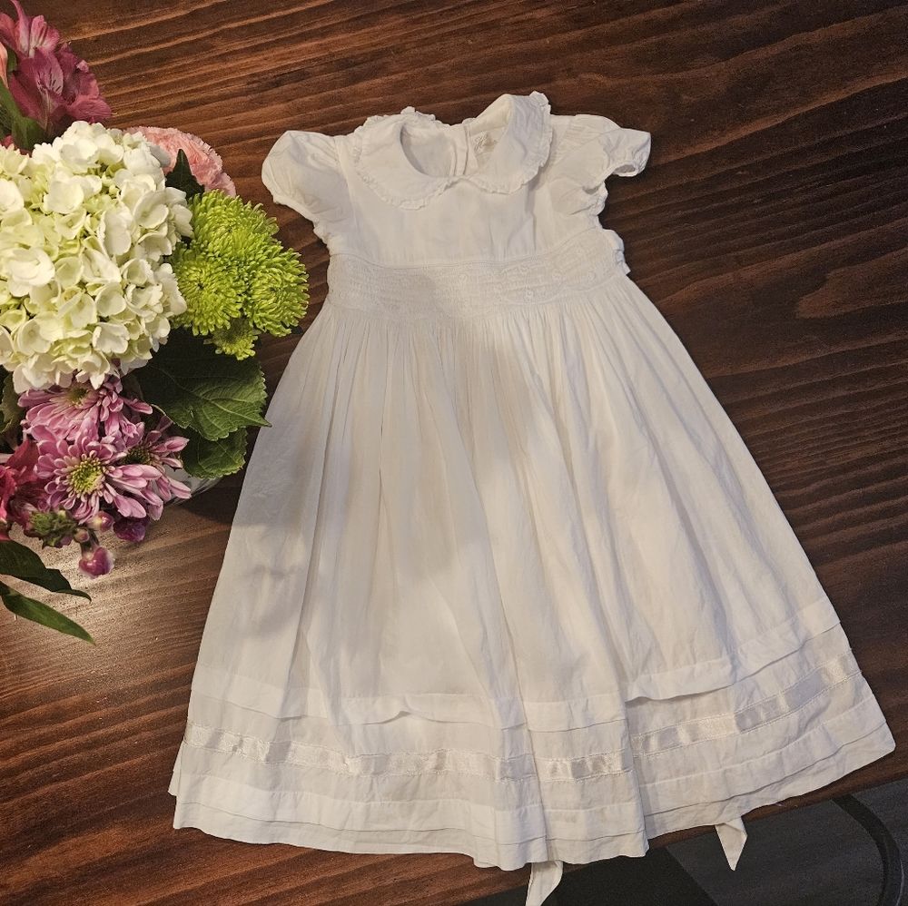 Smocked Girls Dress